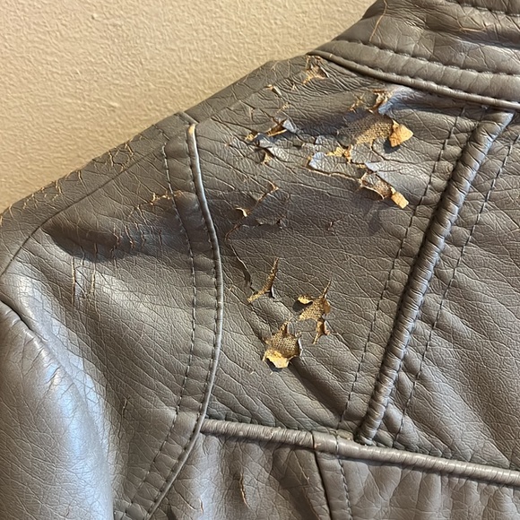 Max Studio Faux Leather Jacket - Picture 5 of 5